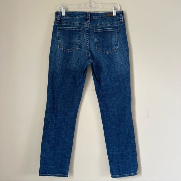 Kut from the Kloth Women's Straight Leg Mid Rise Denim Jeans SP333MA2 SZ 8 - Picture 4 of 14
